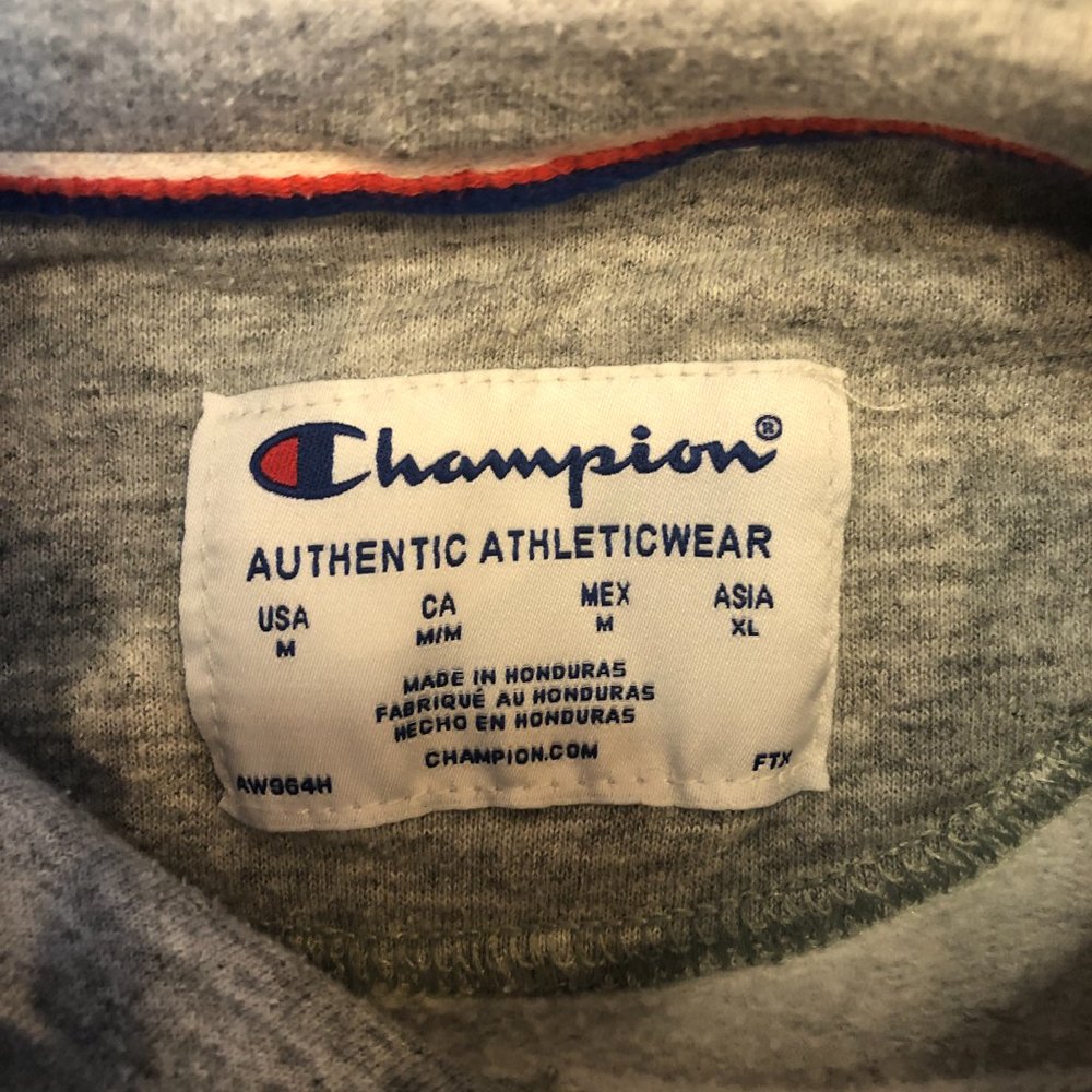 Women's Champion Gray Hoodie Sweatshirt - Picture 6 of 11
